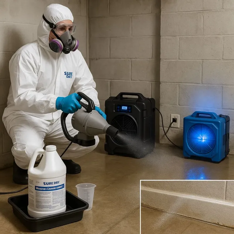 Sanitization and Odor Removal process in Mentor, OH